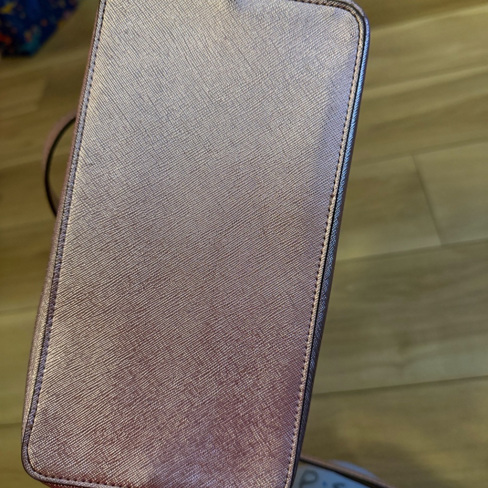 Kate Spade Pink Glitter Saffiano Mini Tote Bag – Sparkle Edition ✨ - Picture 2 of 3